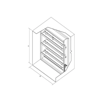 Caryaire FLD-S-A fusible link fire damper with sleeve